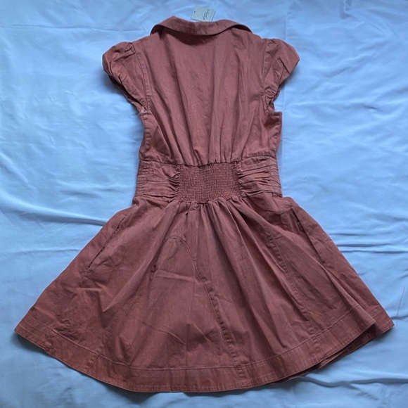 Free People CHESTER MINI DRESS IN LIGHTEST ROSE - Picture 6 of 14